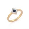 925 Sterling Silver Sapphire Ring - Image 2