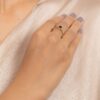 925 Sterling Silver Sapphire Ring - Image 5