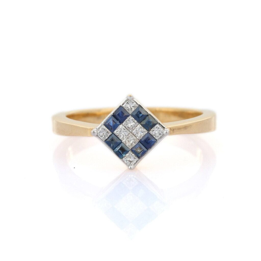 925 Sterling Silver Sapphire Ring