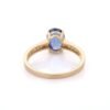 Sapphire ring featuring an 8.5 x 6 mm stone