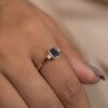 925 Sterling Silver Sapphire Ring - Image 2