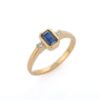 925 Sterling Silver Sapphire Ring - Image 3