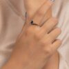 925 Sterling Silver Sapphire Ring - Image 4