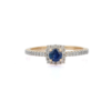 925 Sterling Silver Sapphire Ring