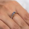 925 Sterling Silver Sapphire Ring - Image 2
