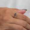 925 Sterling Silver Sapphire Ring - Image 2
