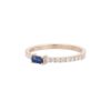 925 Sterling Silver Sapphire Ring - Image 5