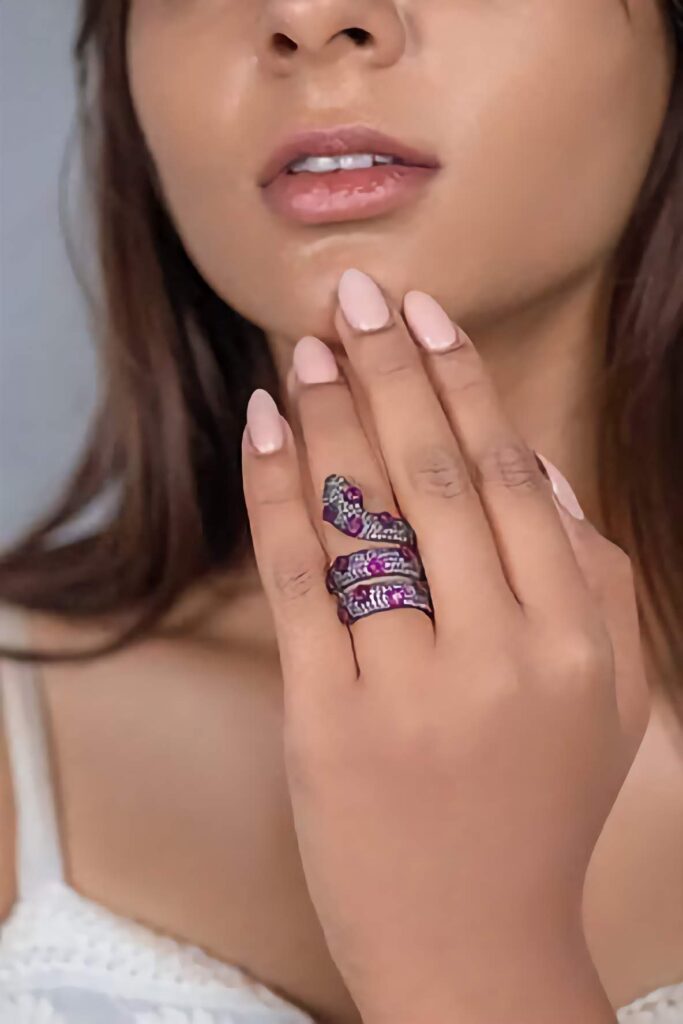 925 Sterling Silver Serpent Ring