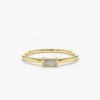 925 sterling silver ring with a slim, minimalist silhouette
