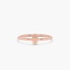 925 Sterling Silver Single Diamond Hamsa Ring - Image 2