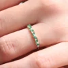 925 sterling silver ring with thick gold plating