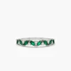 Slim 1.3mm band sterling silver ring with angled design