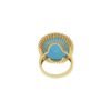 925 Sterling Silver Sleeping Beauty Turquoise Ring with Diamonds - Image 7