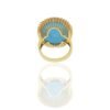 925 Sterling Silver Sleeping Beauty Turquoise Ring with Diamonds - Image 8