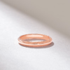 Dainty 925 sterling silver band for stacking or solo wear