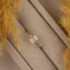 925 Sterling Silver Small Diamond Engagement Ring - Image 2
