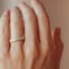 925 Sterling Silver Small Round Diamond Full Eternity Band Ring - Image 10