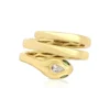 925 Sterling Silver Snake Coil Pinky Ring