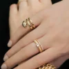 925 Sterling Silver Snake Coil Pinky Ring - Image 3