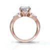 925 Sterling Silver Soild 925 Sterling Silver Solitaire Three Stone Pear Diamond Engagement Ring - Image 7