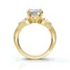 925 Sterling Silver Soild 925 Sterling Silver Solitaire Three Stone Pear Diamond Engagement Ring - Image 9