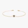 925 Sterling Silver Solitaire Black Diamond Bracelet