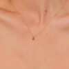 925 Sterling Silver Solitaire Citrine Pendant Necklace - Image 2