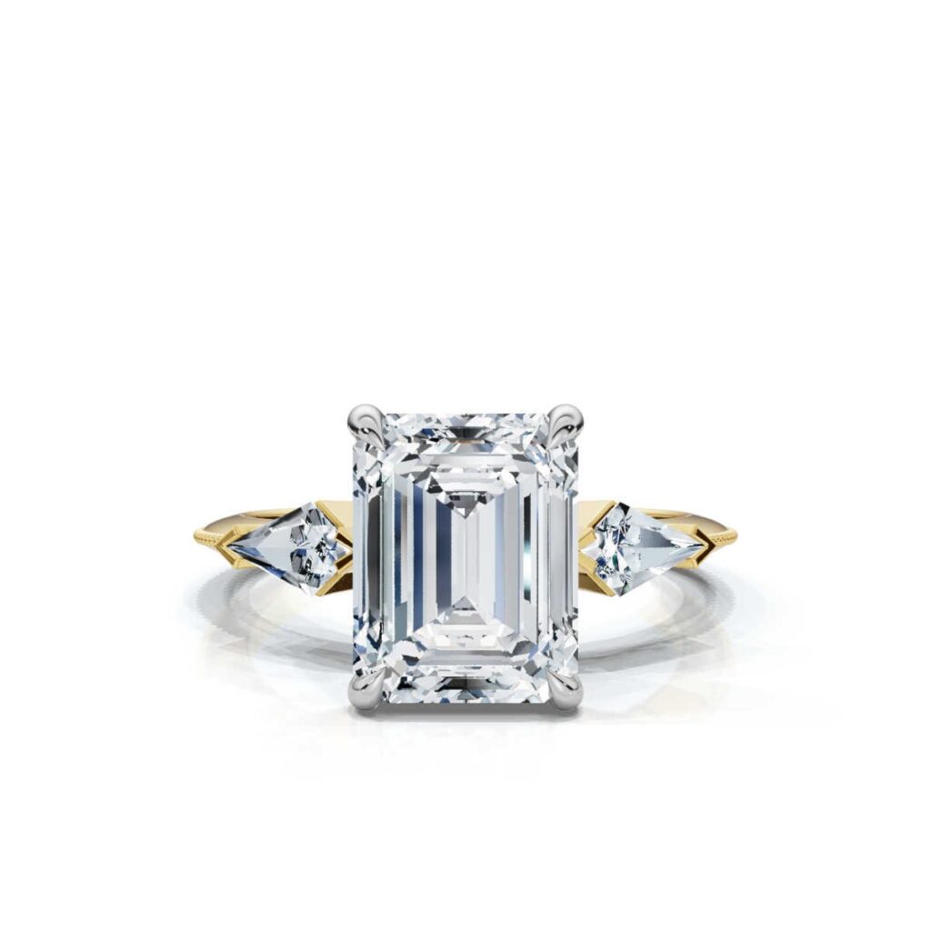 925 Sterling Silver Solitaire Diamond Engagement Ring