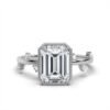 925 Sterling Silver Solitaire Diamond Engagement Ring - Image 8
