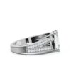Elegant engagement ring with a clean solitaire design