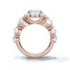 925 Sterling Silver Solitaire Diamond Engagement Ring - Image 3