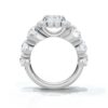 925 Sterling Silver Solitaire Diamond Engagement Ring - Image 9
