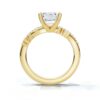 Sterling silver ring with a clean solitaire setting