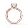 Elegant solitaire ring designed in 925 sterling silver