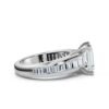 925 Sterling Silver Solitaire Diamond Engagement Ring - Image 4