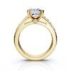 925 Sterling Silver Solitaire Diamond Engagement Ring - Image 7