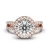 925 Sterling Silver Solitaire Diamond Engagement Ring - Image 4