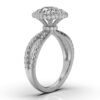925 Sterling Silver Solitaire Diamond Engagement Ring - Image 7