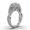 925 Sterling Silver Solitaire Diamond Engagement Ring - Image 3