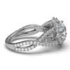 925 Sterling Silver Solitaire Diamond Engagement Ring - Image 4