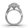 925 Sterling Silver Solitaire Diamond Engagement Ring - Image 5