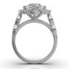 925 Sterling Silver Solitaire Diamond Engagement Ring - Image 7