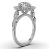 925 Sterling Silver Solitaire Diamond Engagement Ring - Image 9