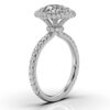 Elegant solitaire ring in 925 sterling silver