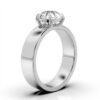 925 Sterling Silver ring with thick gold plating