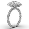 925 Sterling Silver Solitaire Diamond Engagement Ring - Image 3