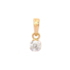 925 Sterling Silver Solitaire Diamond Pendant