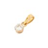 925 Sterling Silver Solitaire Diamond Pendant - Image 2