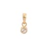 925 Sterling Silver Solitaire Diamond Pendant - Image 4
