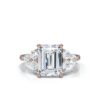 925 Sterling Silver Solitaire Diamond Ring